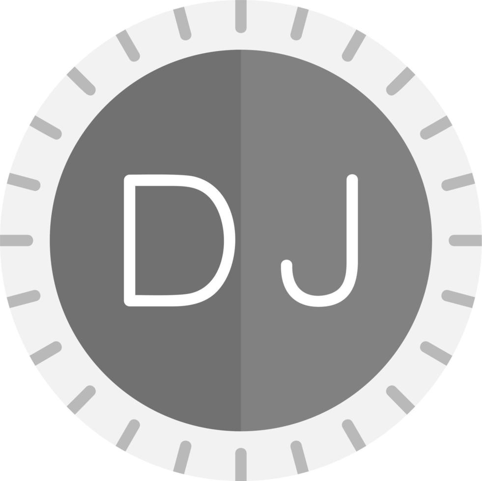 djibouti marcar código vector icono