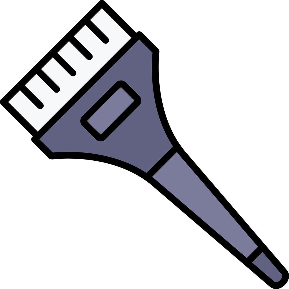 Hair Dye Brush Vector Icon