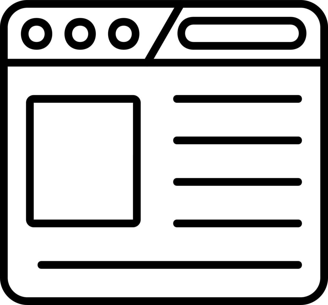 Web Browser Vector Icon