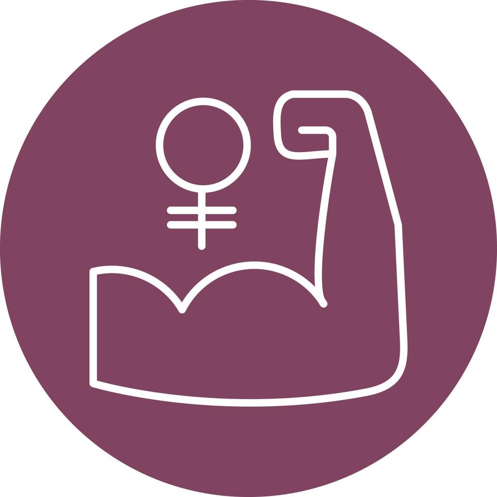 Womens Power Vector Icon