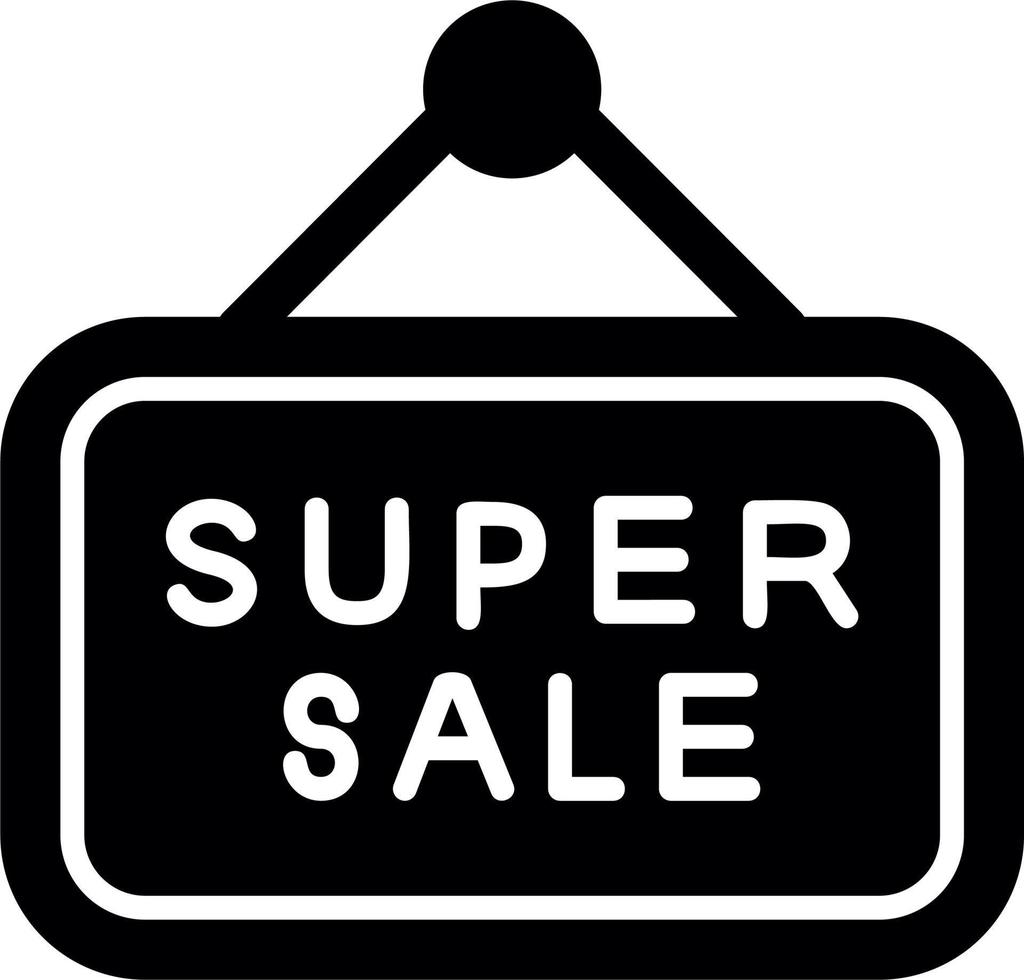 Super Sale Vector Icon