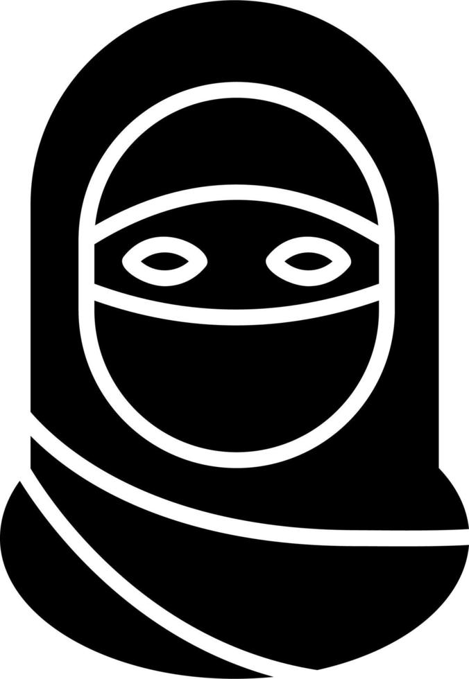 Niqab Vector Icon