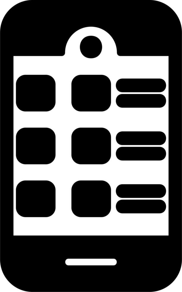 Mobile App Vector Icon