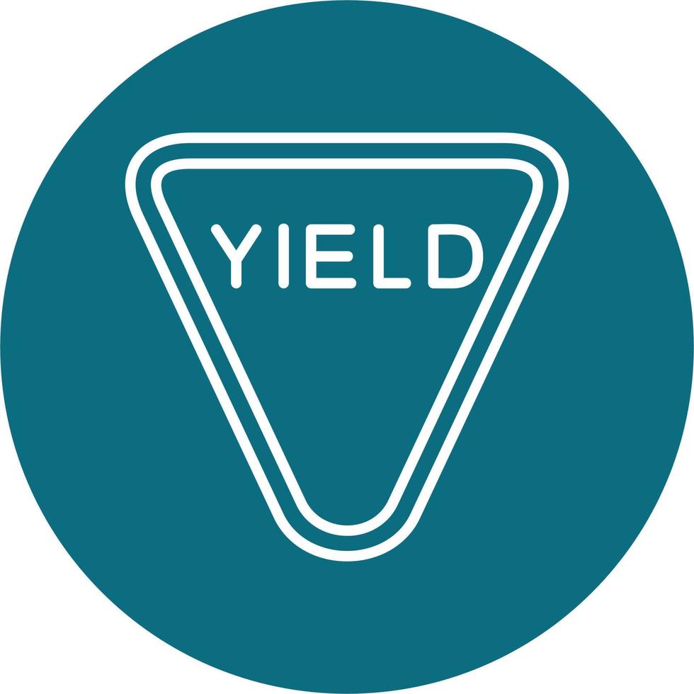 Yield Vector Icon