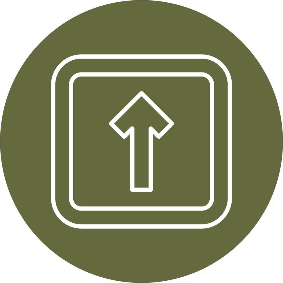 One Way Traffic Vector Icon
