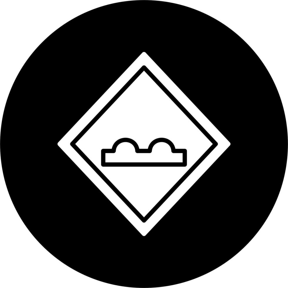 Uneven Road Vector Icon