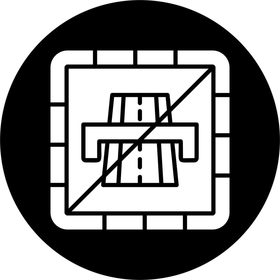 End Motorway Vector Icon