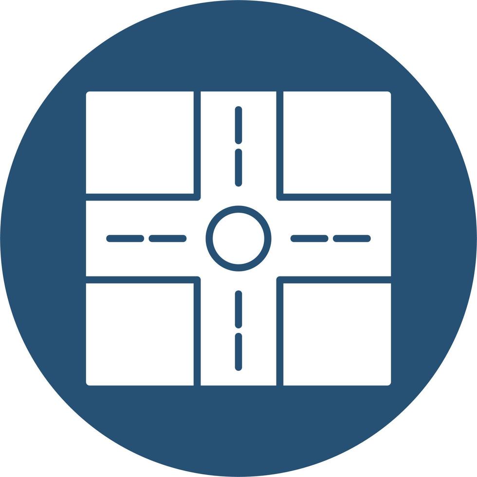 Crossroad Vector Icon
