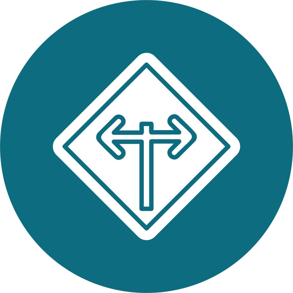 Intersection Vector Icon