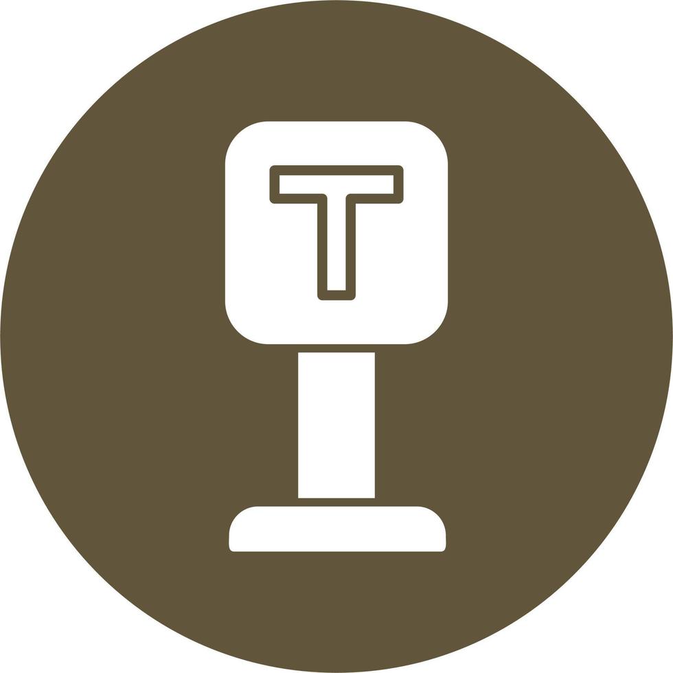 T Junction Vector Icon