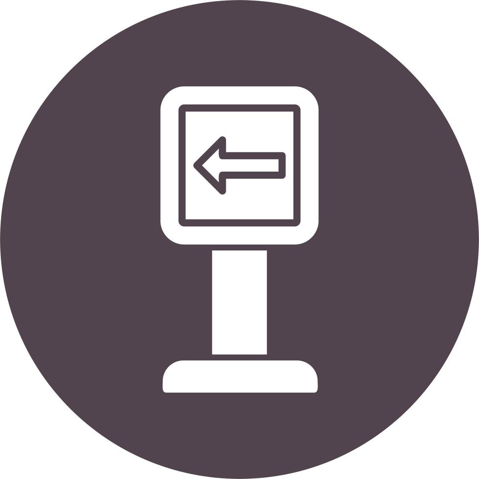 Turn Left Vector Icon