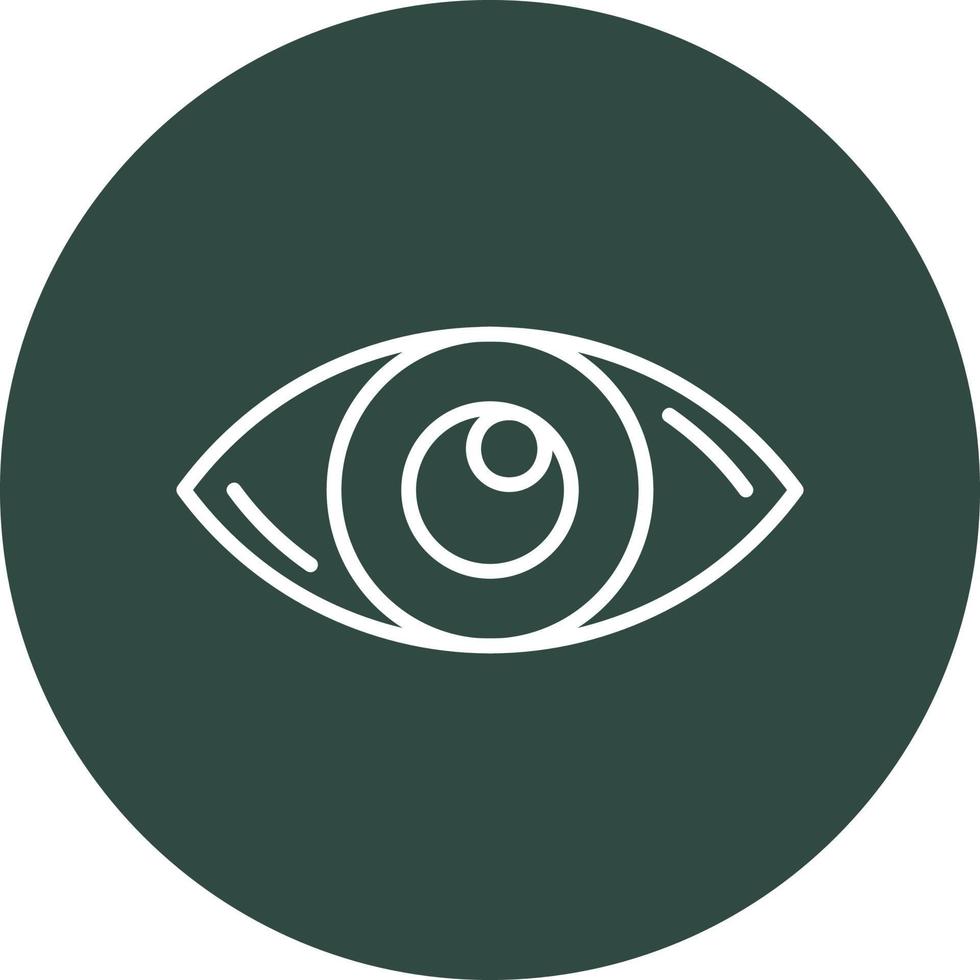 icono de vector de ojo