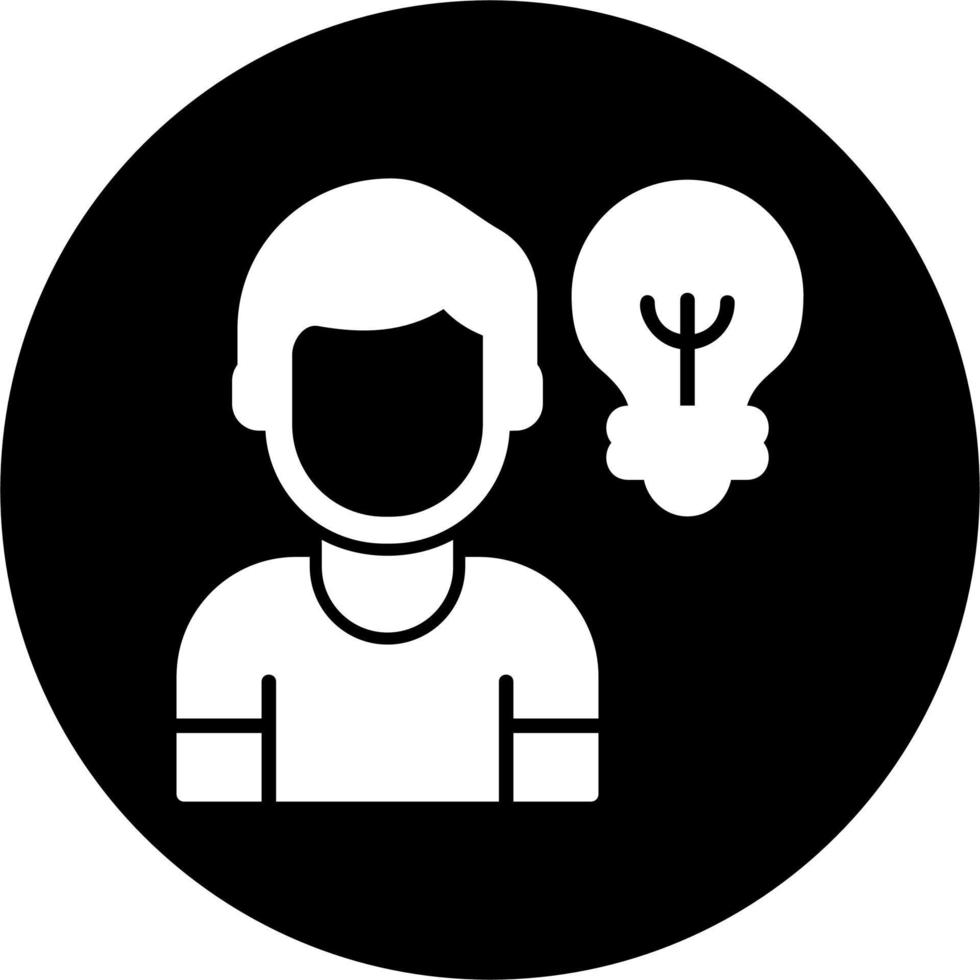 icono de vector de idea