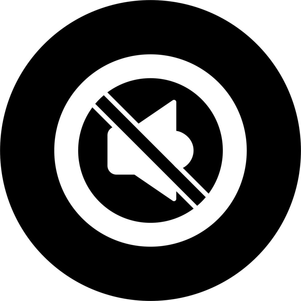 Mute Vector Icon