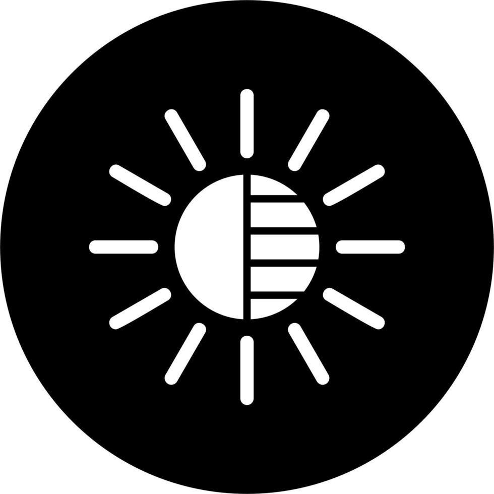 Contrast Vector Icon