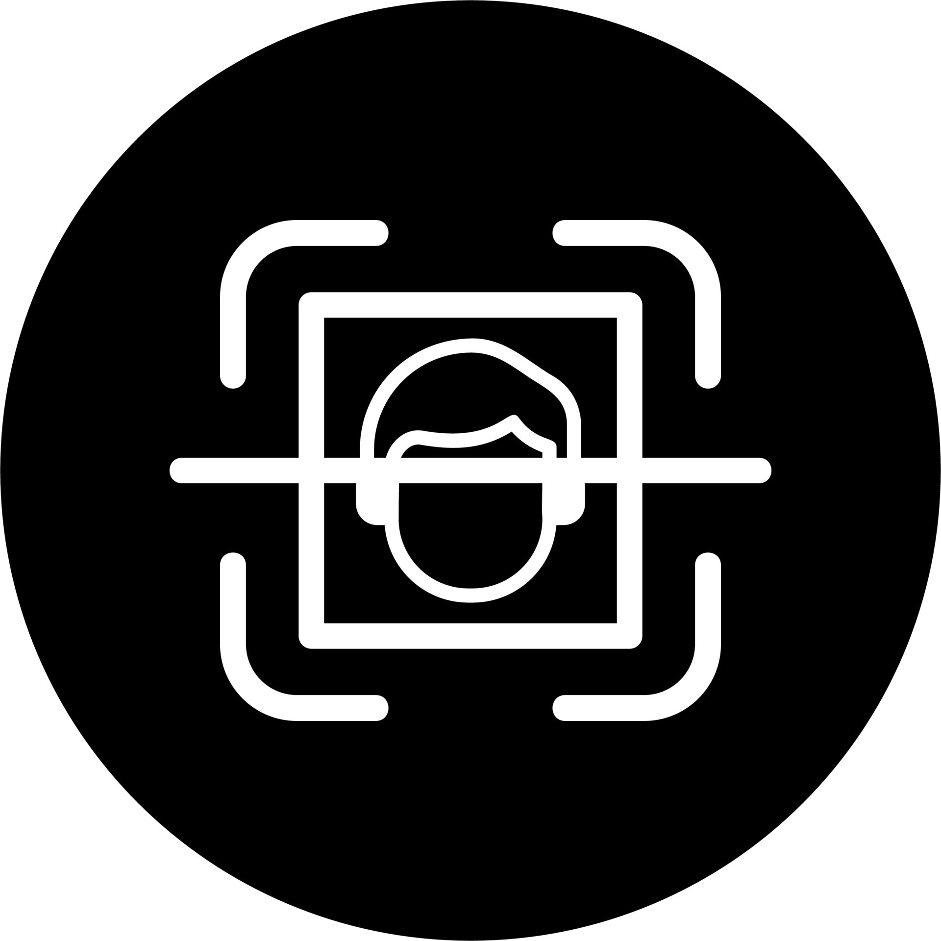 Face Recognition Vector Icon 20896428 Vector Art at Vecteezy