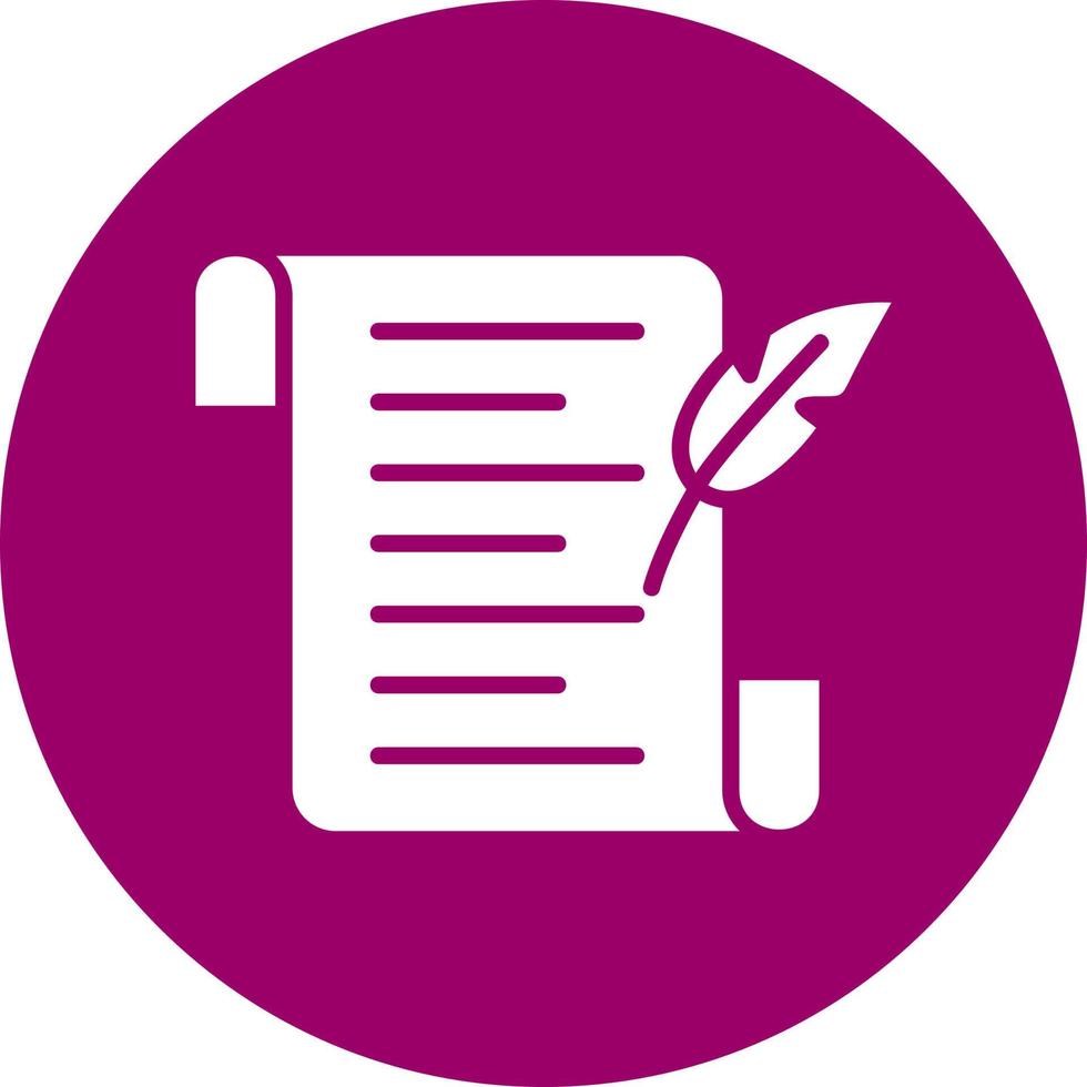 Poetry Vector Icon