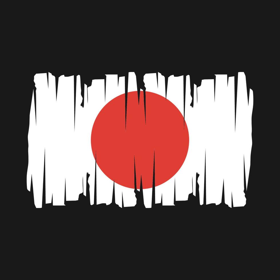 Japan Flag Vector Illustration