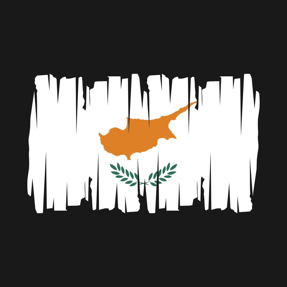 Cyprus Flag Vector Illustration