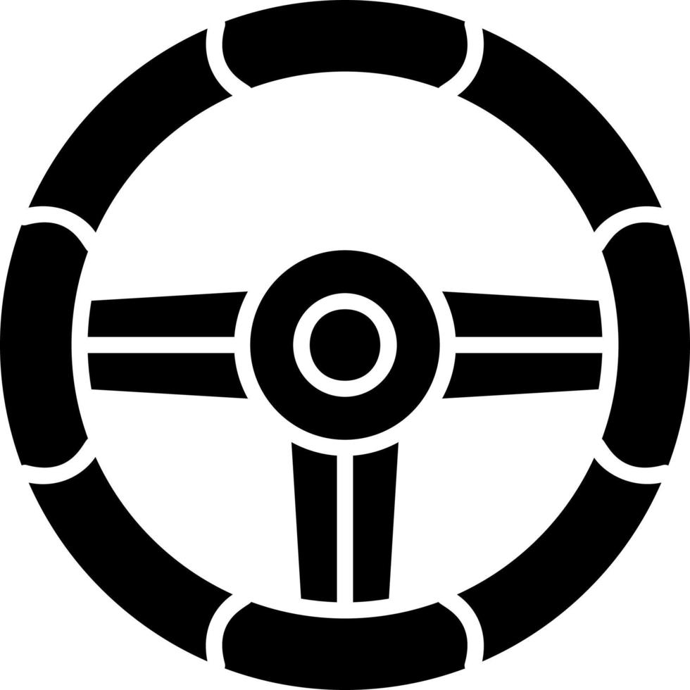 Steering Wheel Vector Icon