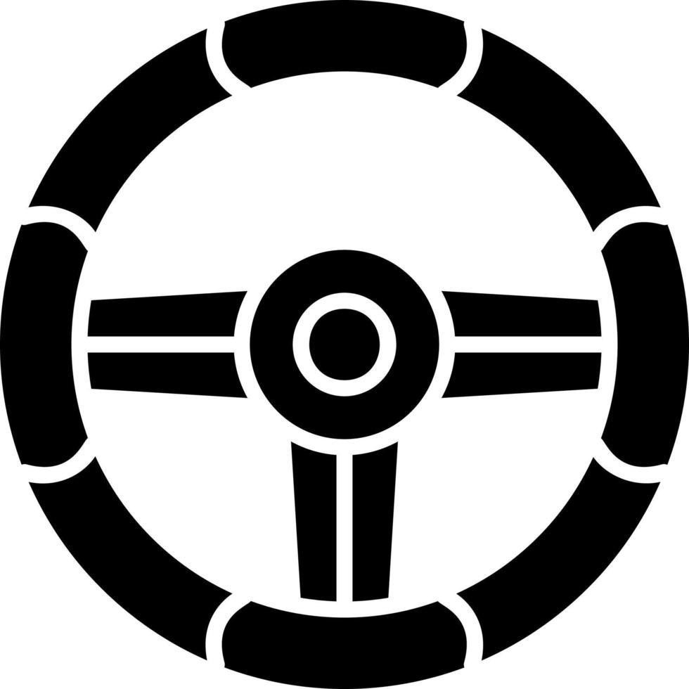 Steering Wheel Vector Icon