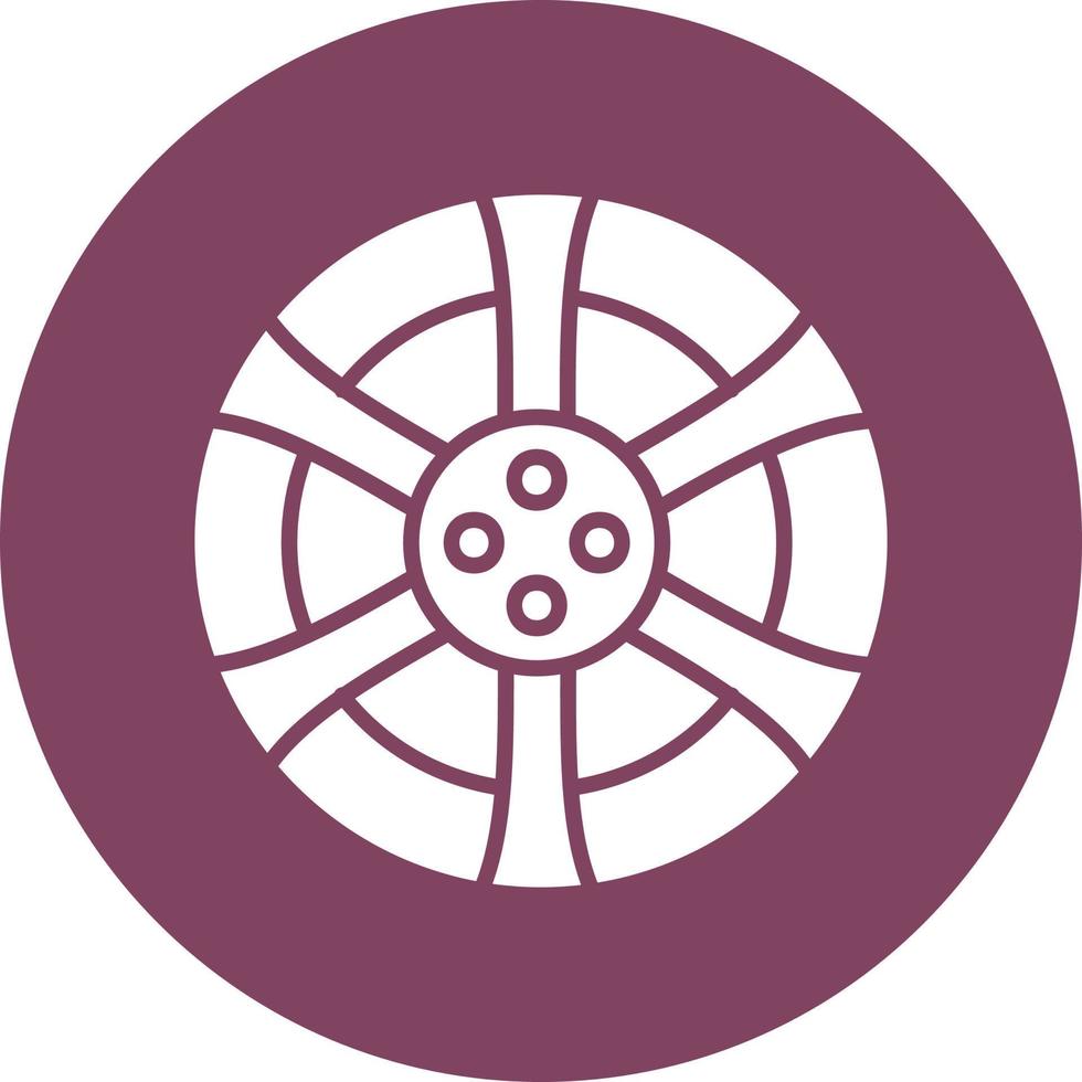 Wheel Vector Icon