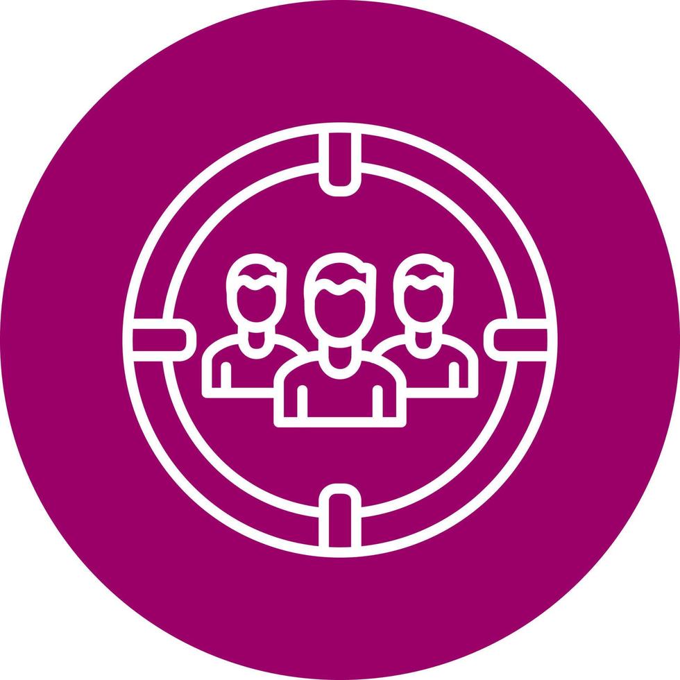 Focus Group Vector Icon