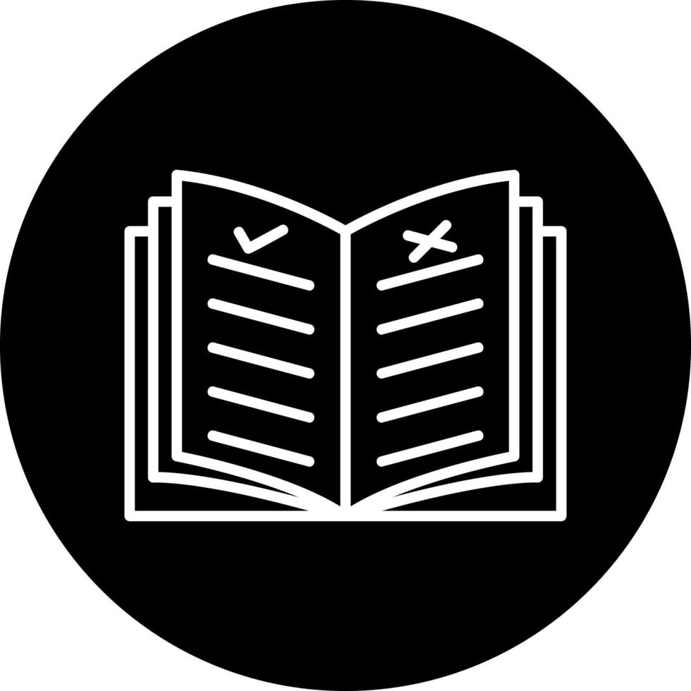 Guideline Vector Icon