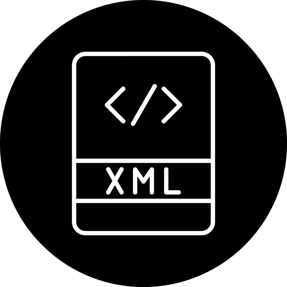 Xml File Vector Icon