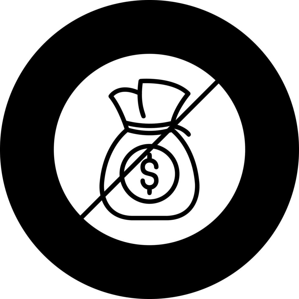 No Money Vector Icon
