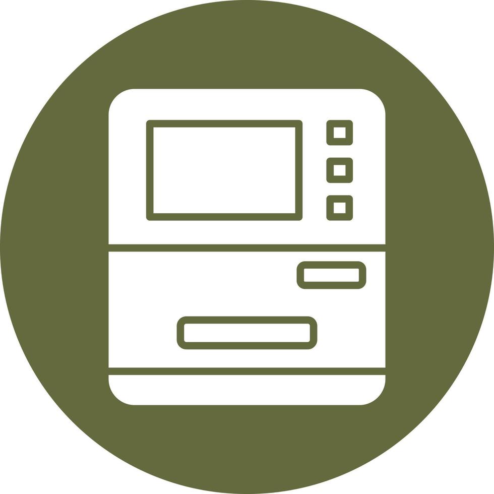Atm Machine Vector Icon