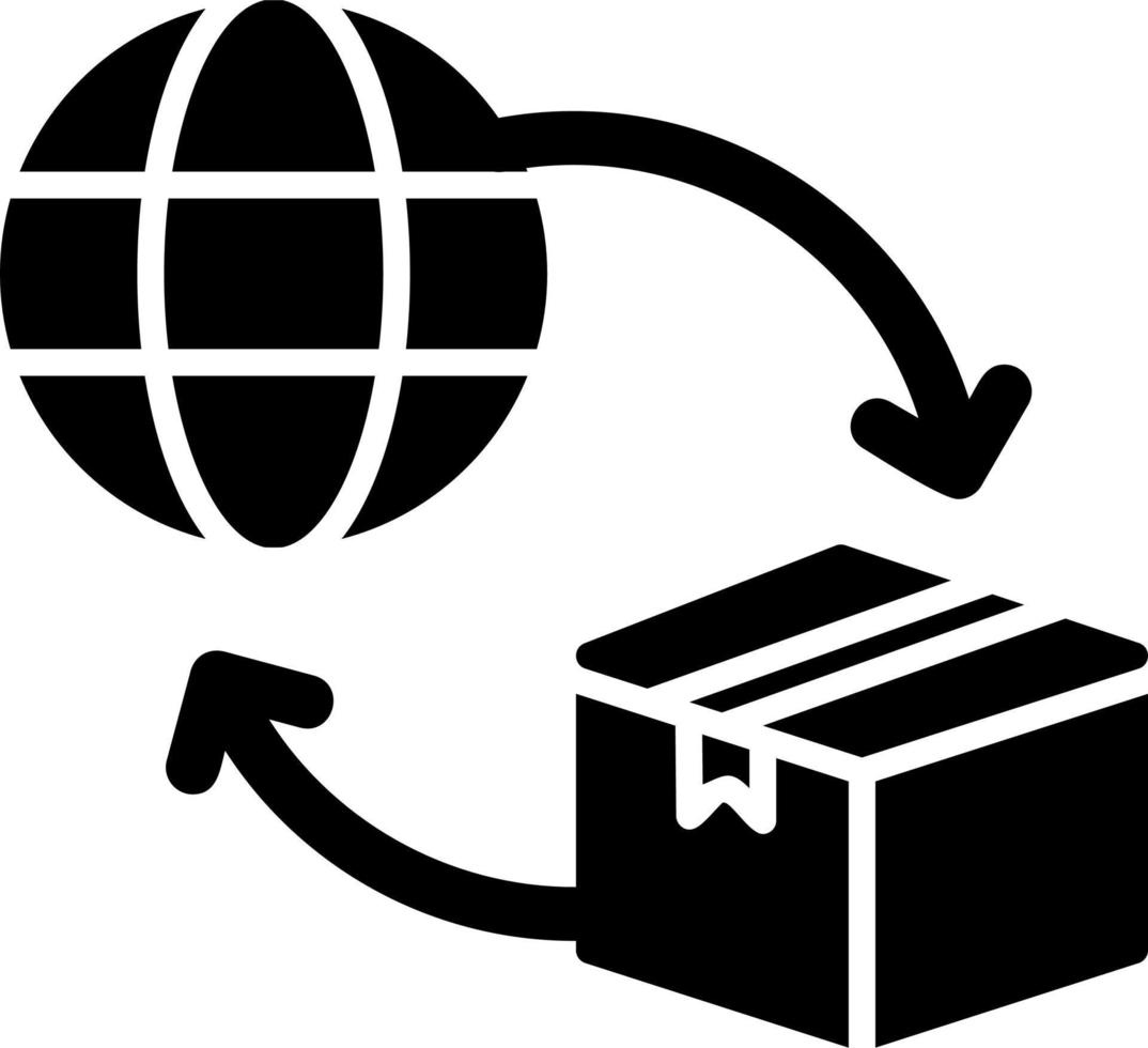 icono de vector de importación