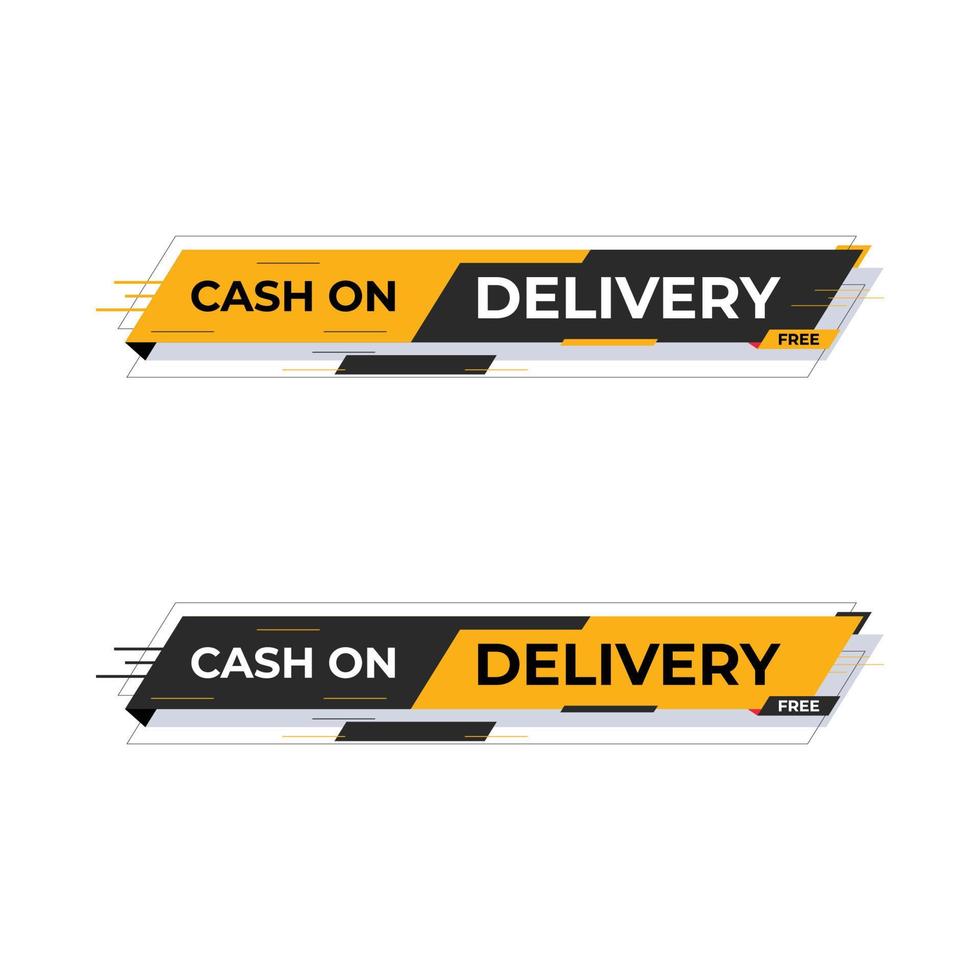 Cash On Delivery Steacker Vector
