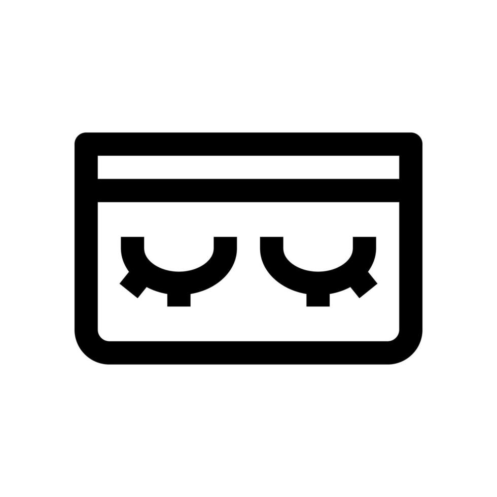 eyelash icon for your website design, logo, app, UI. vector
