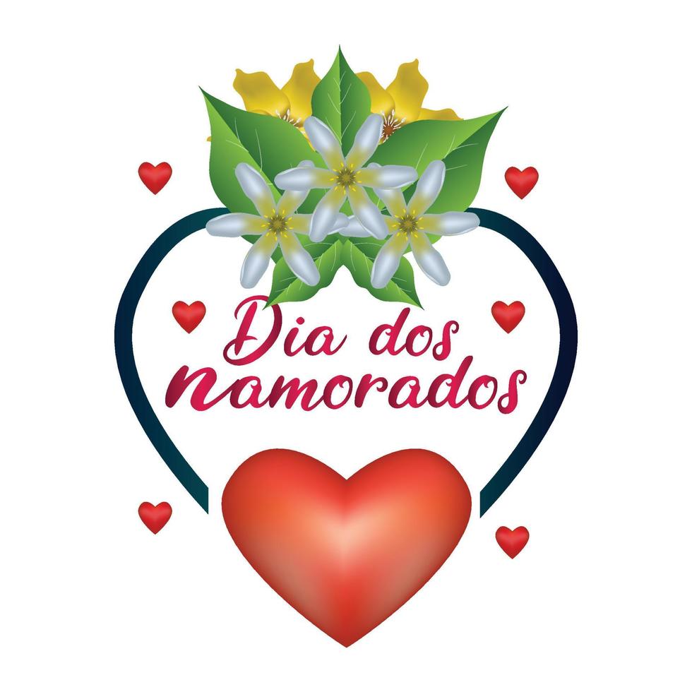 Dia Dos Namorados Card vector