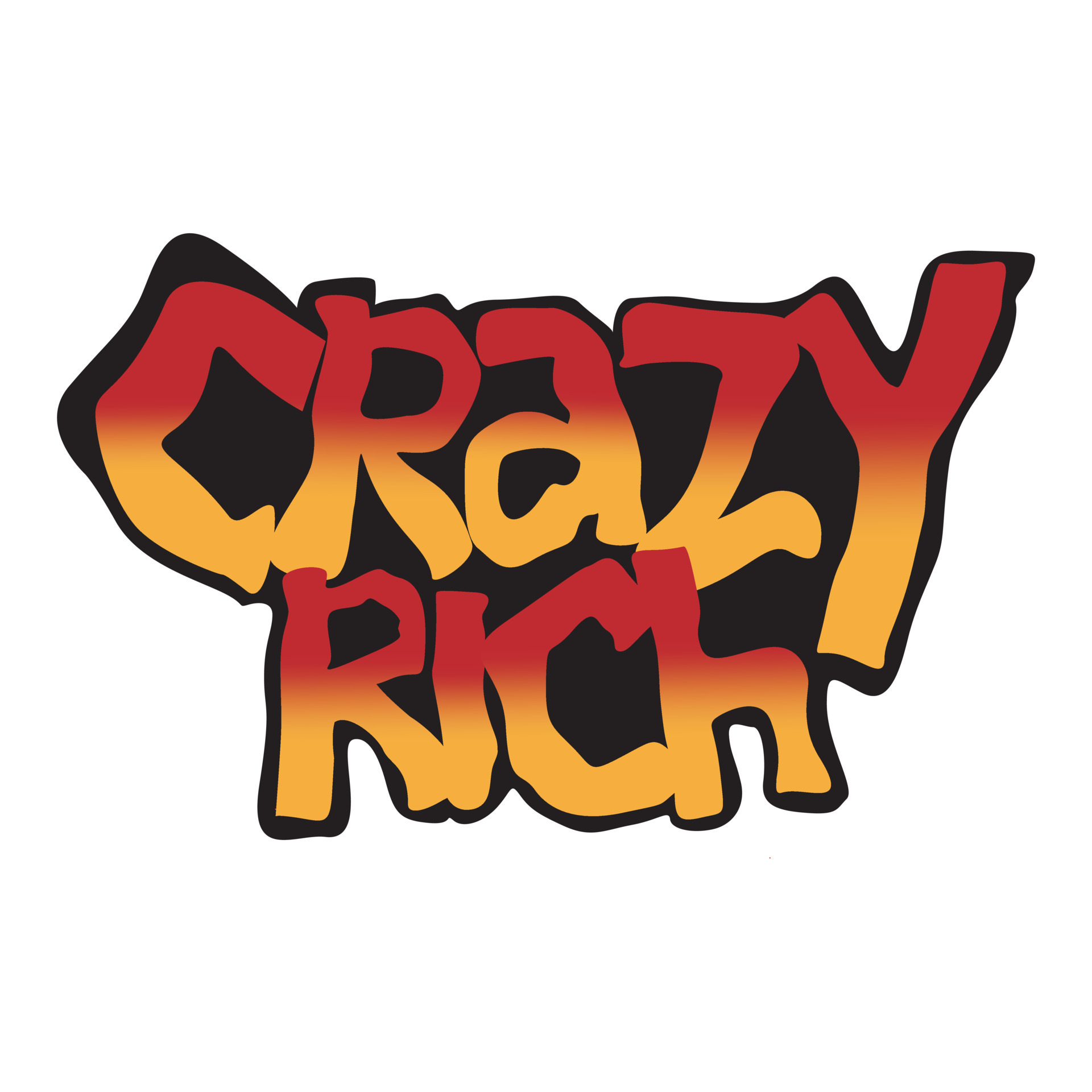 Crazy rich wall graffiti art 20898246 Vector Art at Vecteezy
