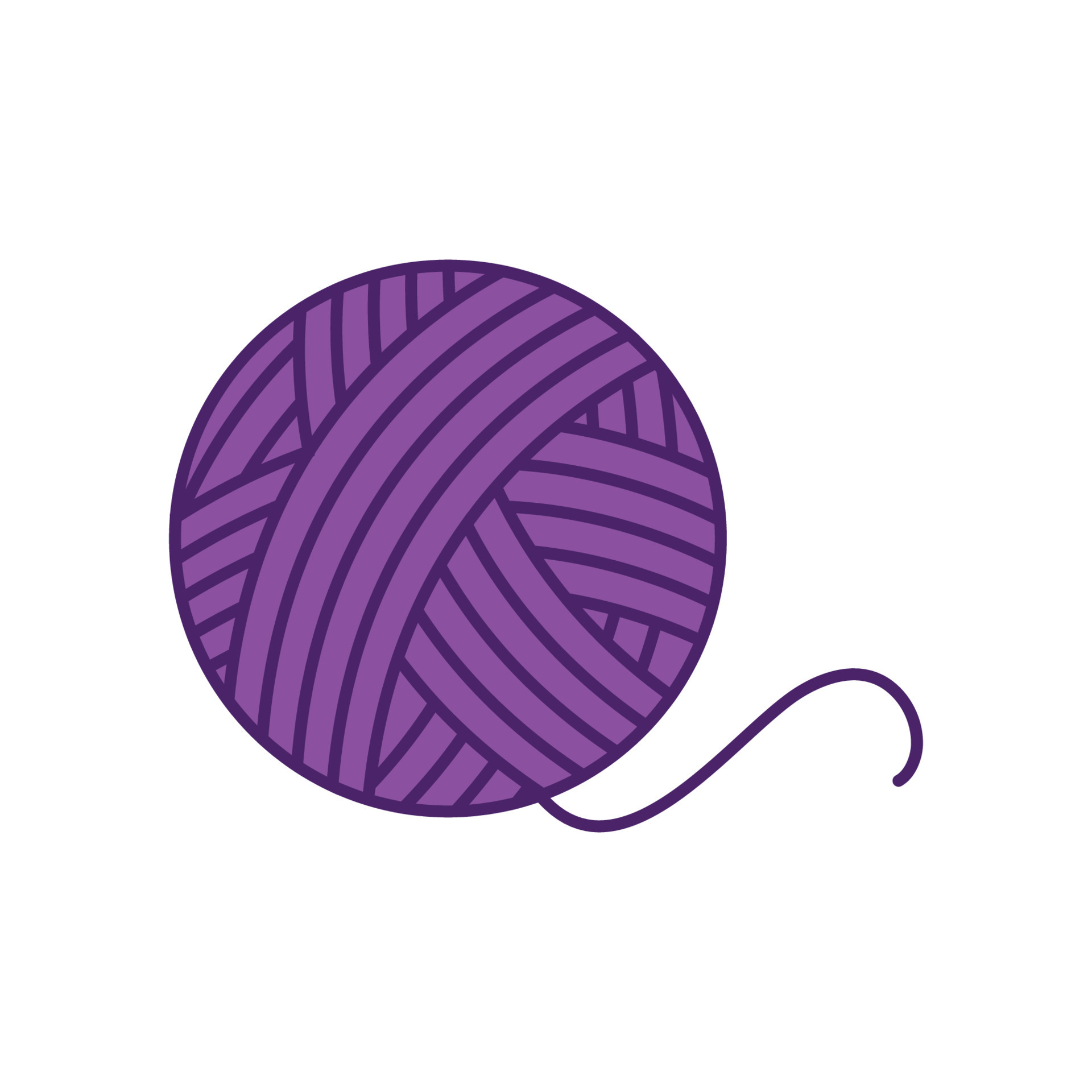 yarn ball icon design template vector 7636228 Vector Art at Vecteezy