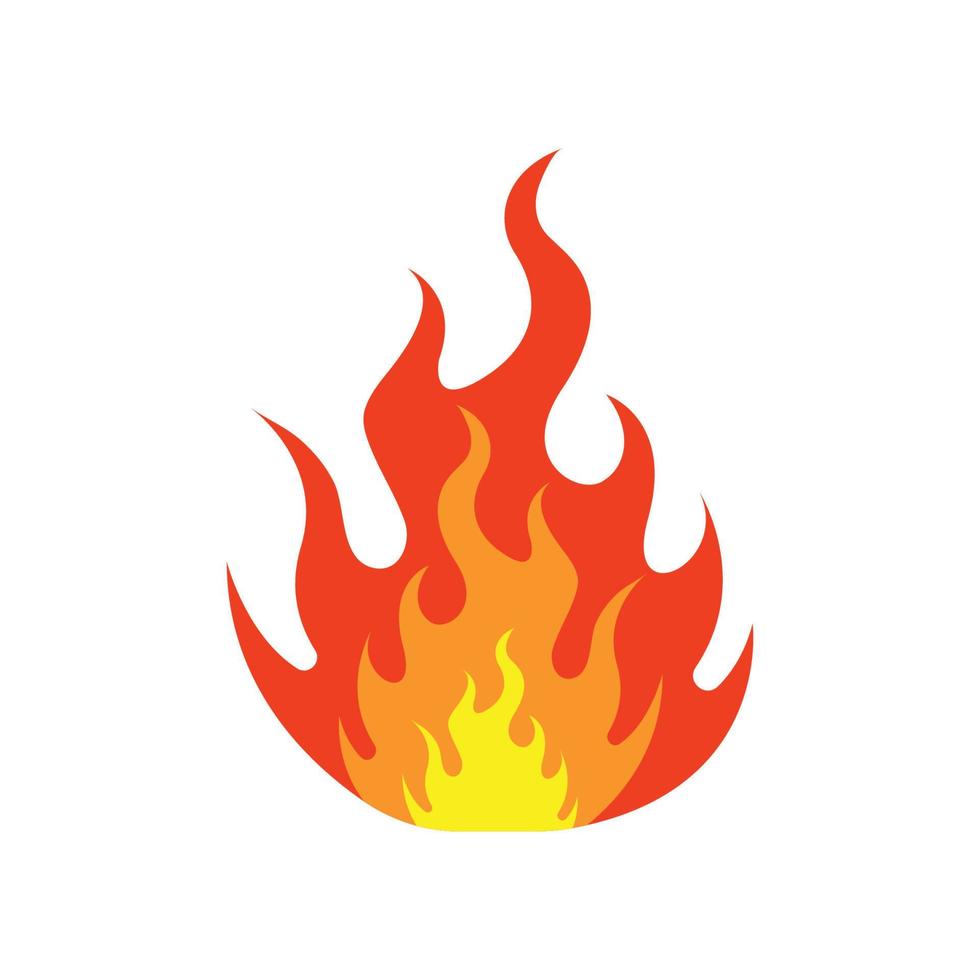 burning flame illustration vector