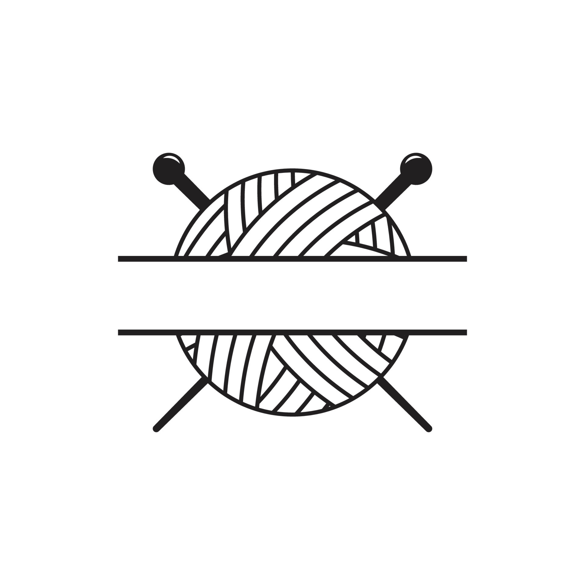 yarn ball icon 20898633 Vector Art at Vecteezy