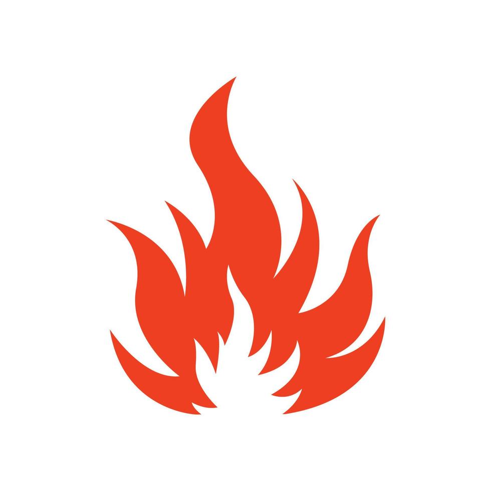 burning flame illustration vector