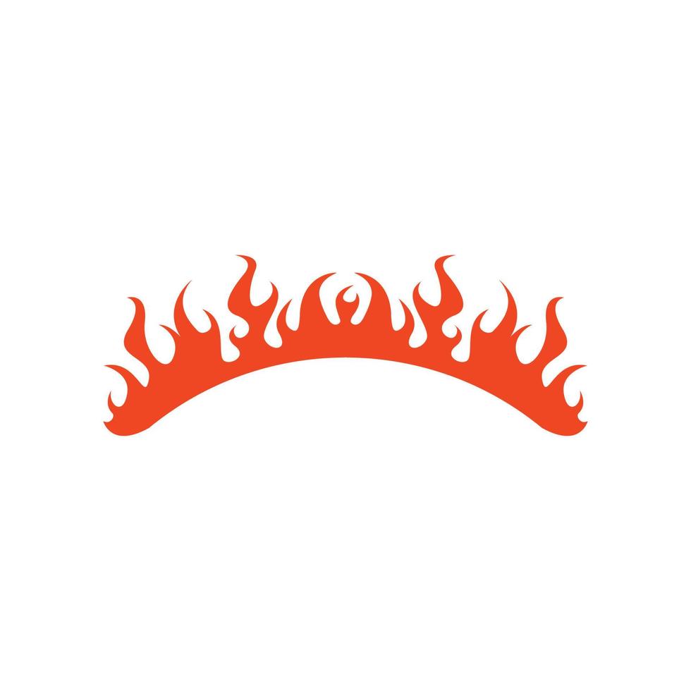 burning flame illustration vector