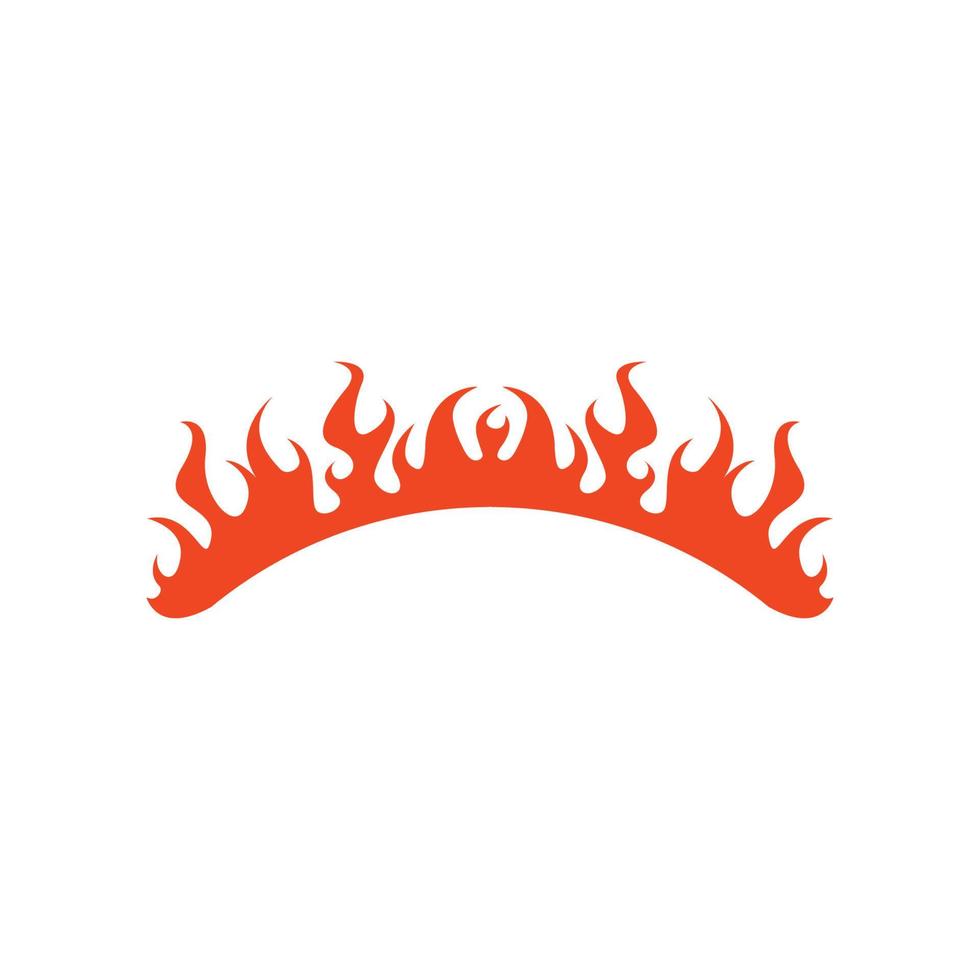 burning flame illustration vector