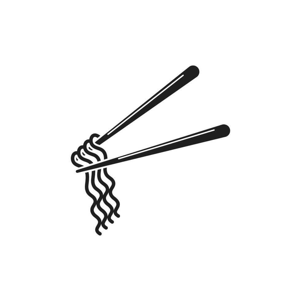 noodle icon vector