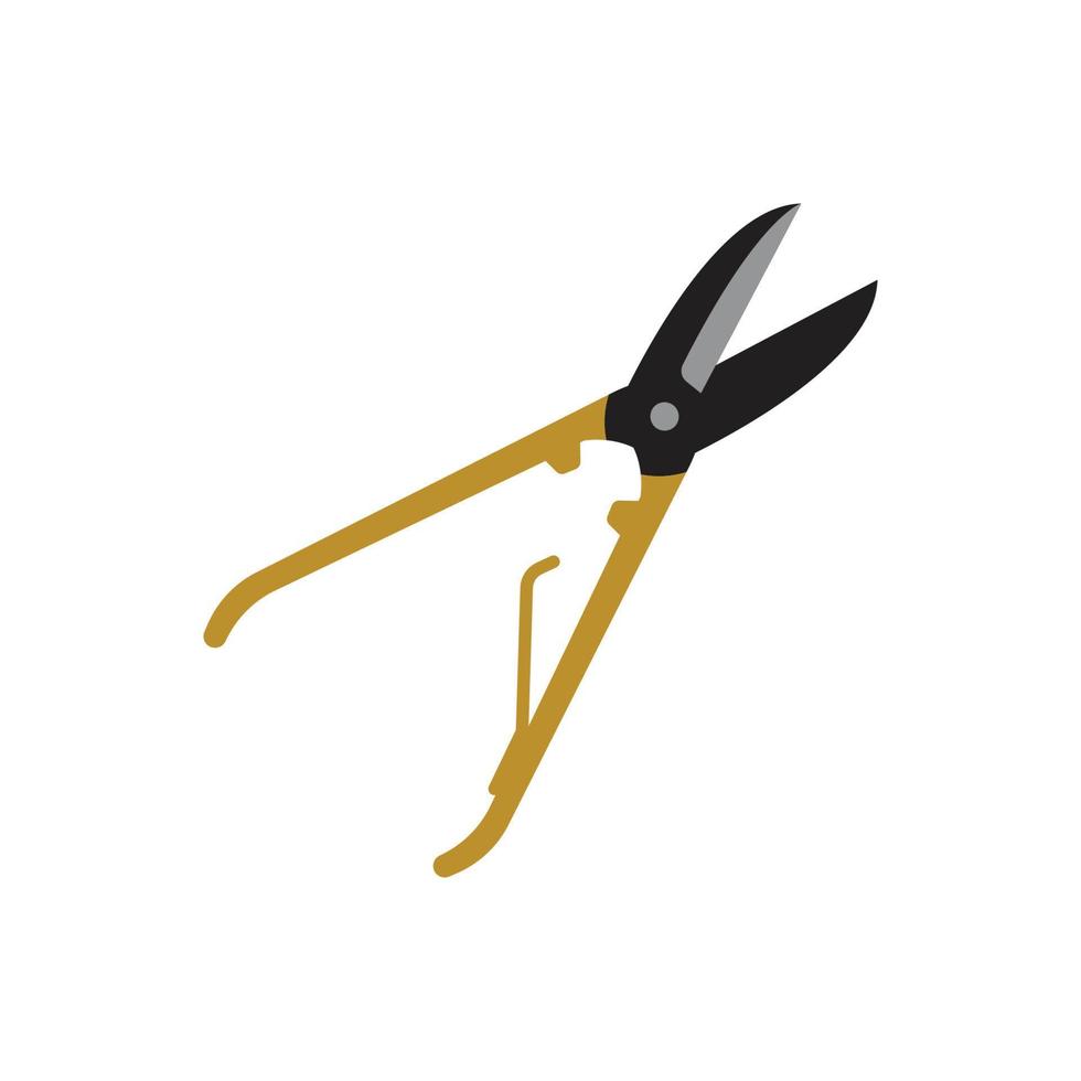 zinc scissors icon vector