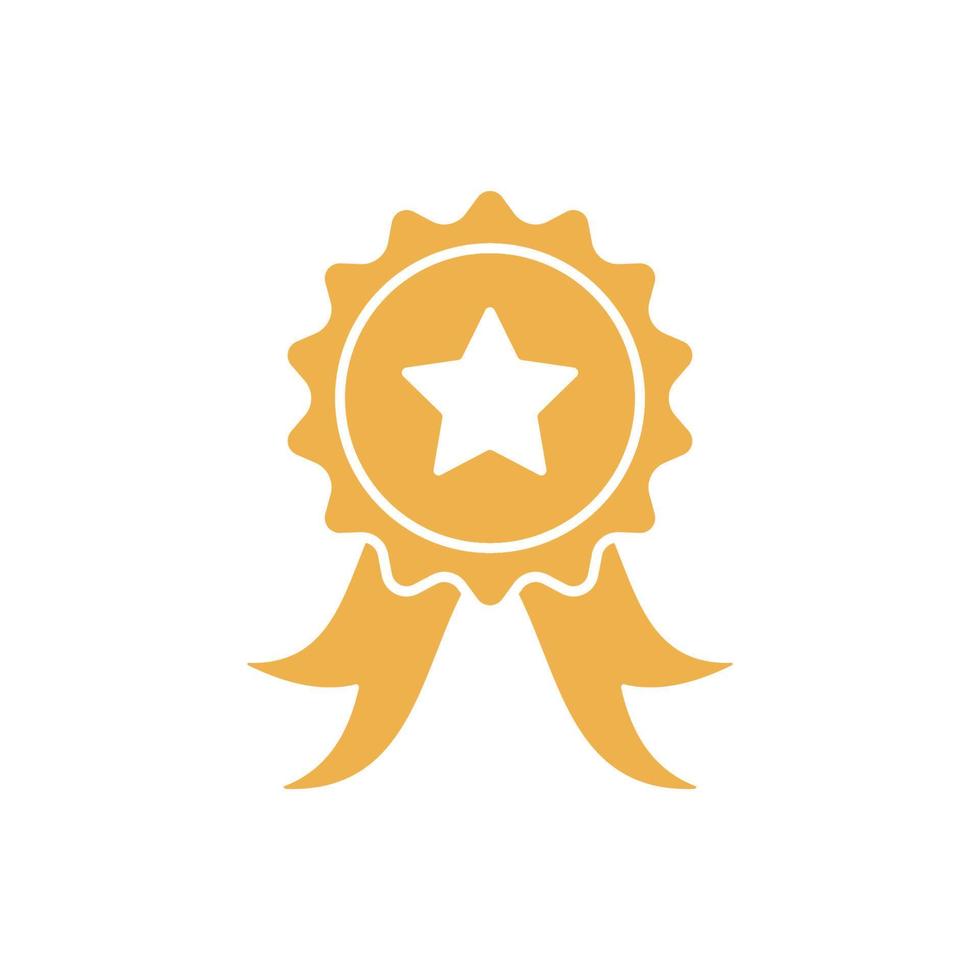 ribbon badge icon vector