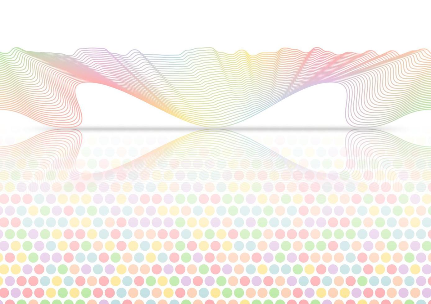 Abstract background. Waves line Ribbons colorful. Vector illustration. 02