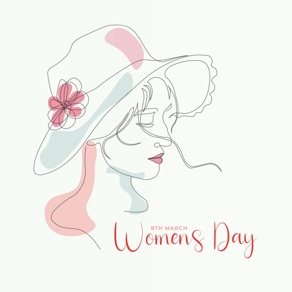 happy international womens day design vector