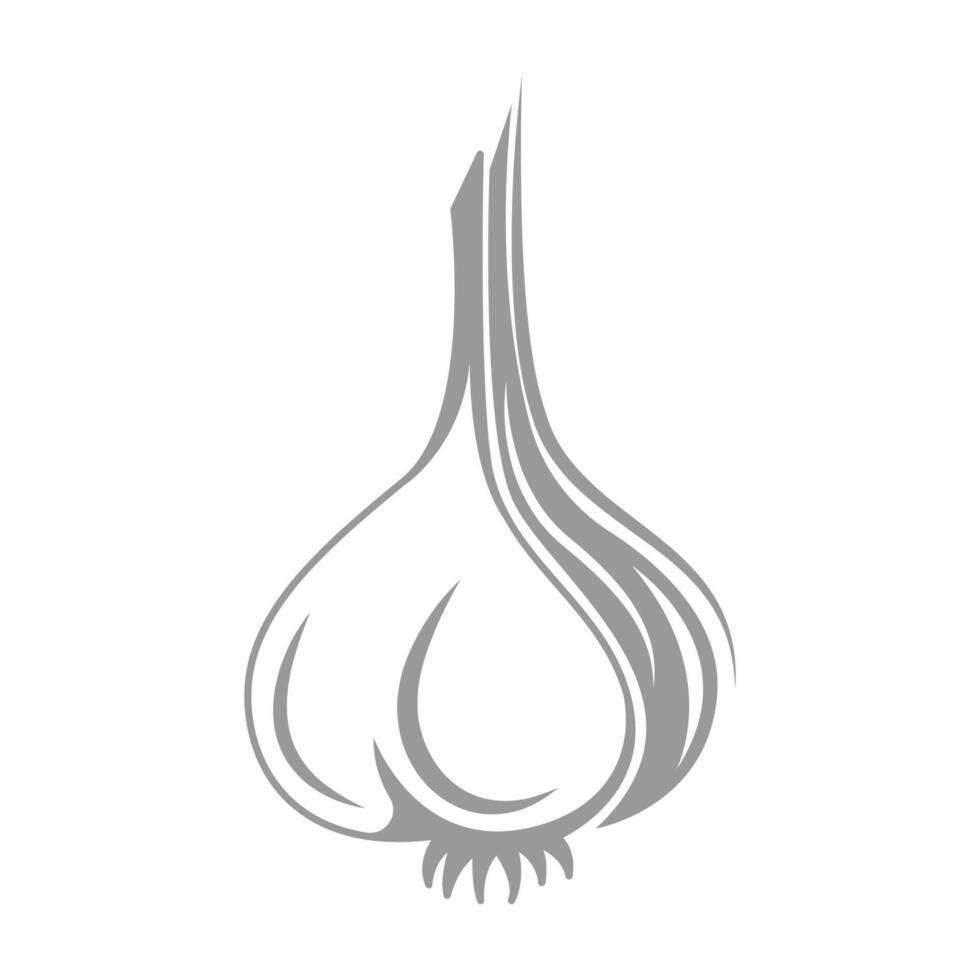 Garlic icon logo design vector