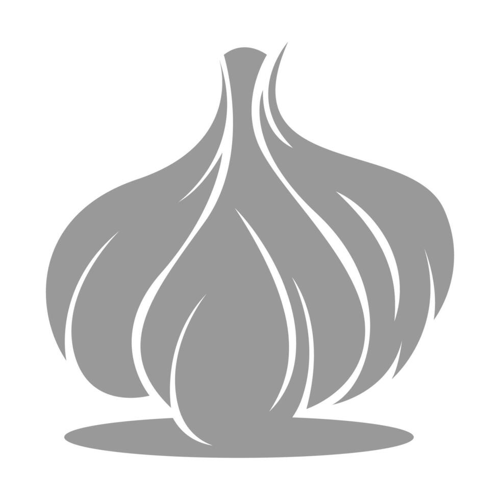 Garlic icon logo design vector