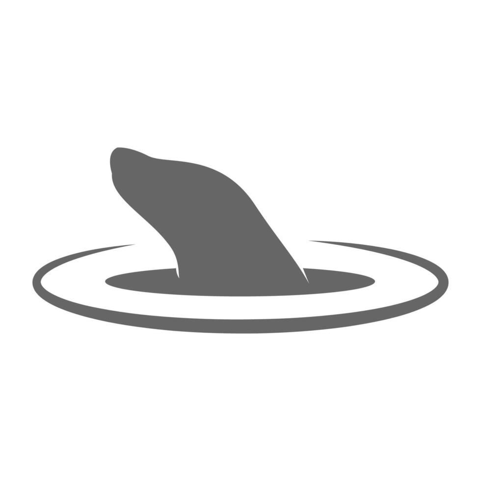 Seal icon logo design vector